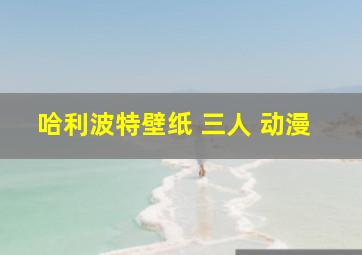 哈利波特壁纸 三人 动漫